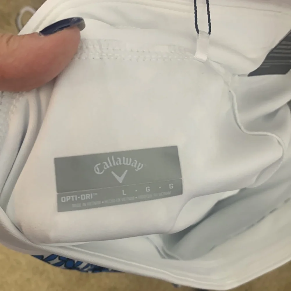 Callaway Golf NWT Blue Sea Star Pattern Golf Skort size Large - Picture 11 of 14